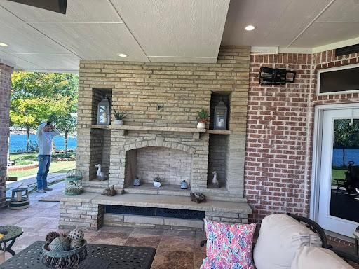 Fireplace Installation for Hernandez Masonry & Concrete LLC in Granbury, TX