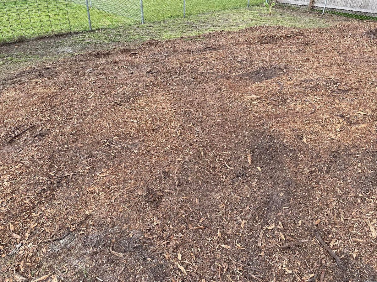 Stump Mulching for On The Grind Stump Grinding Services LLC in Jacksonville, FL
