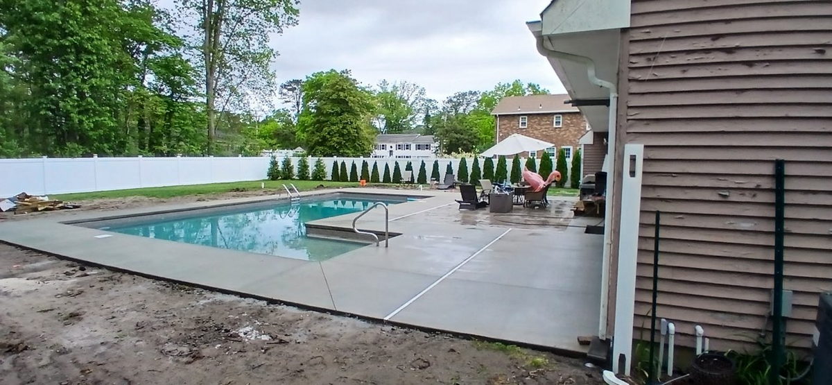 Concrete Driveway Installation for DiDaniele Masonry in Tuckerton, NJ