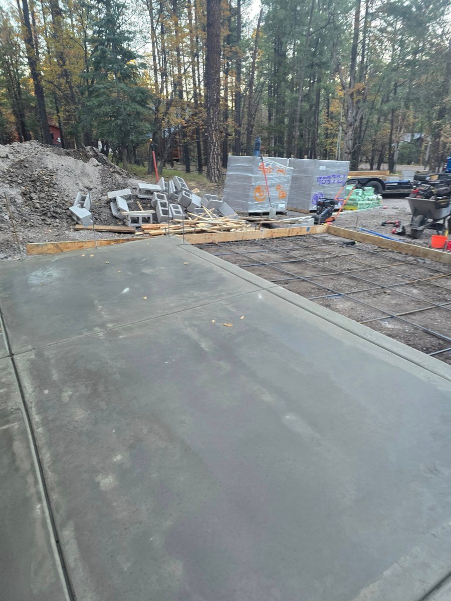 Concrete Foundations for Diamond Dust Concrete in Show Low, AZ