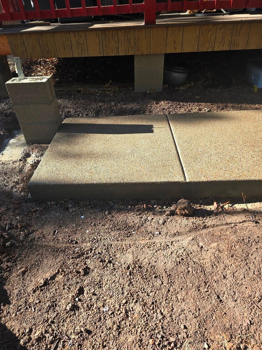 Sidewalk Installation for Diamond Dust Concrete in Show Low, AZ