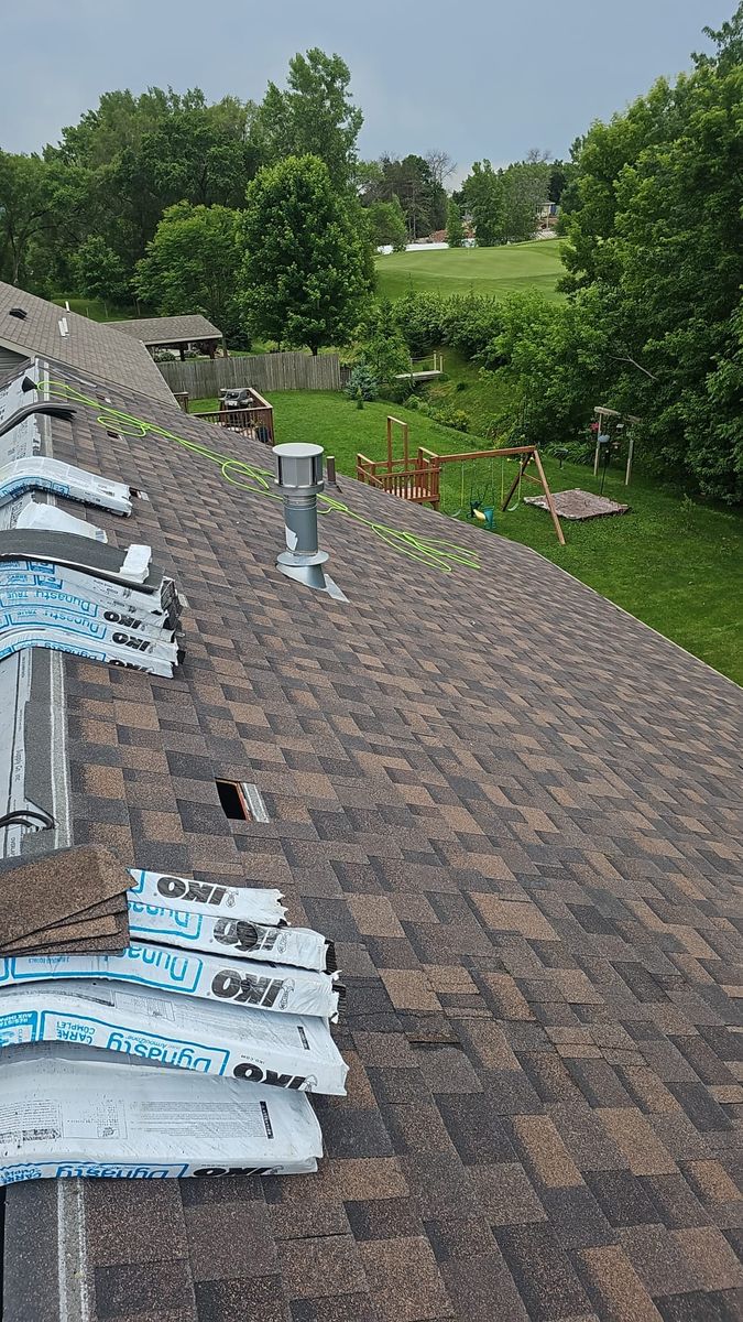 Roofing Replacement for Omega Construction LLC in Rochester, MN