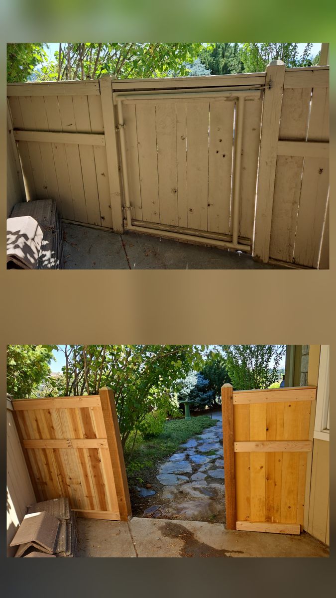 Fence & Gate Repair/Build for Sawdust & Solutions in Boise, ID