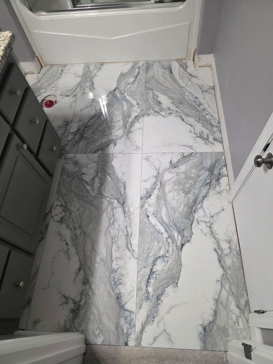 Custom tile work for RAL Construction LLC in Lee County, AL