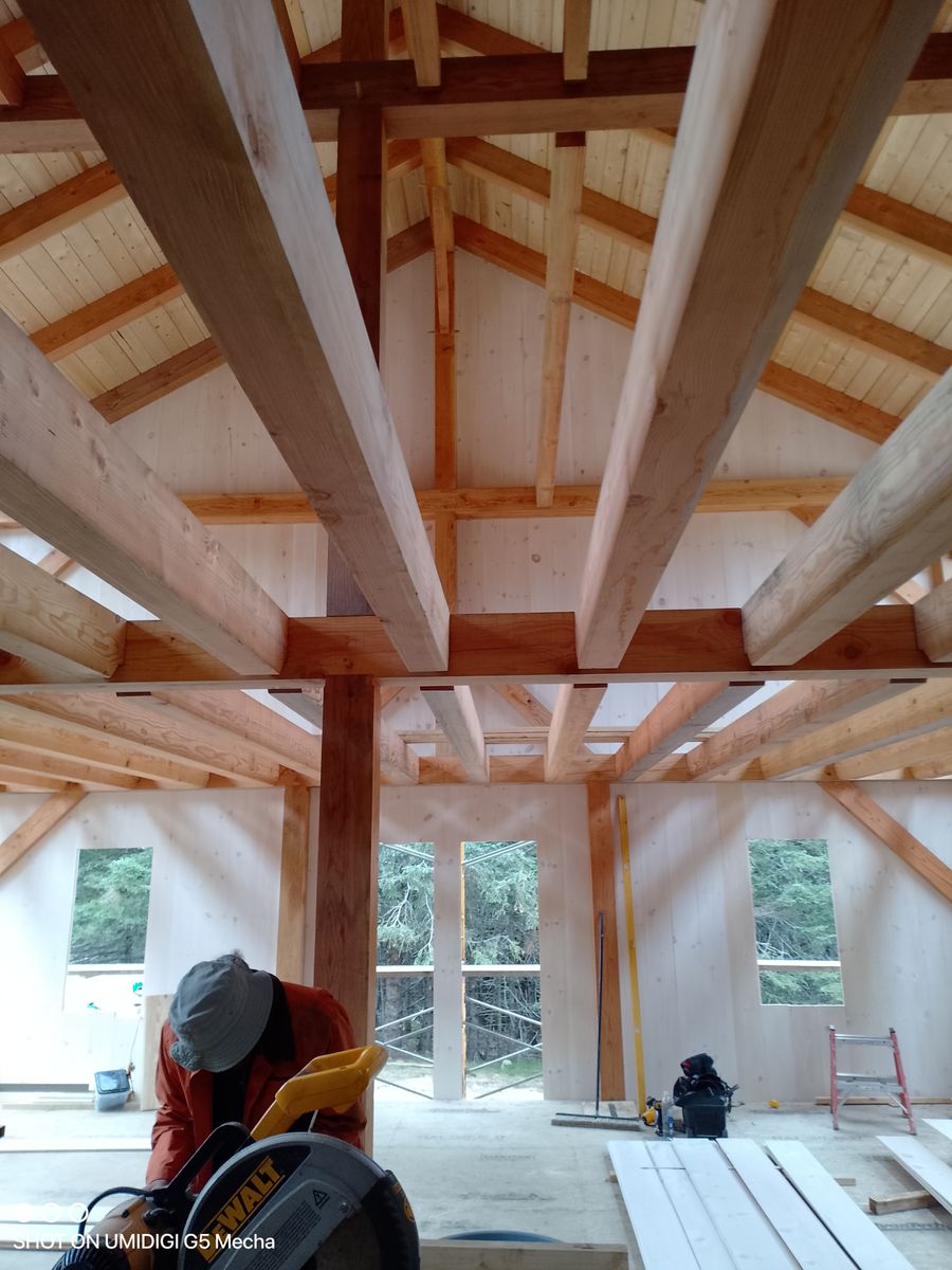 Timber Framing for Dresser Timber Framing in Mount Desert Island, ME