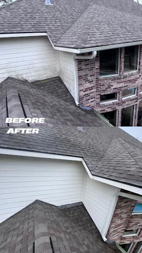 Roof SoftWashing for Royal wash in The Woodlands, TX