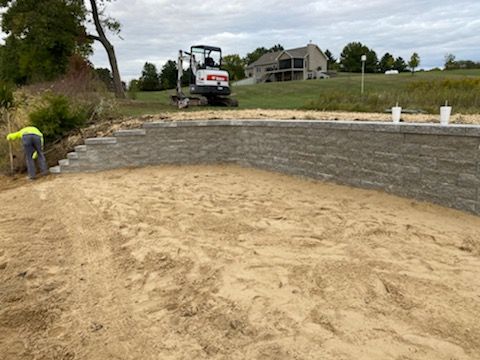 Landscape Installation for Mayfield Landscaping in Staunton, IL