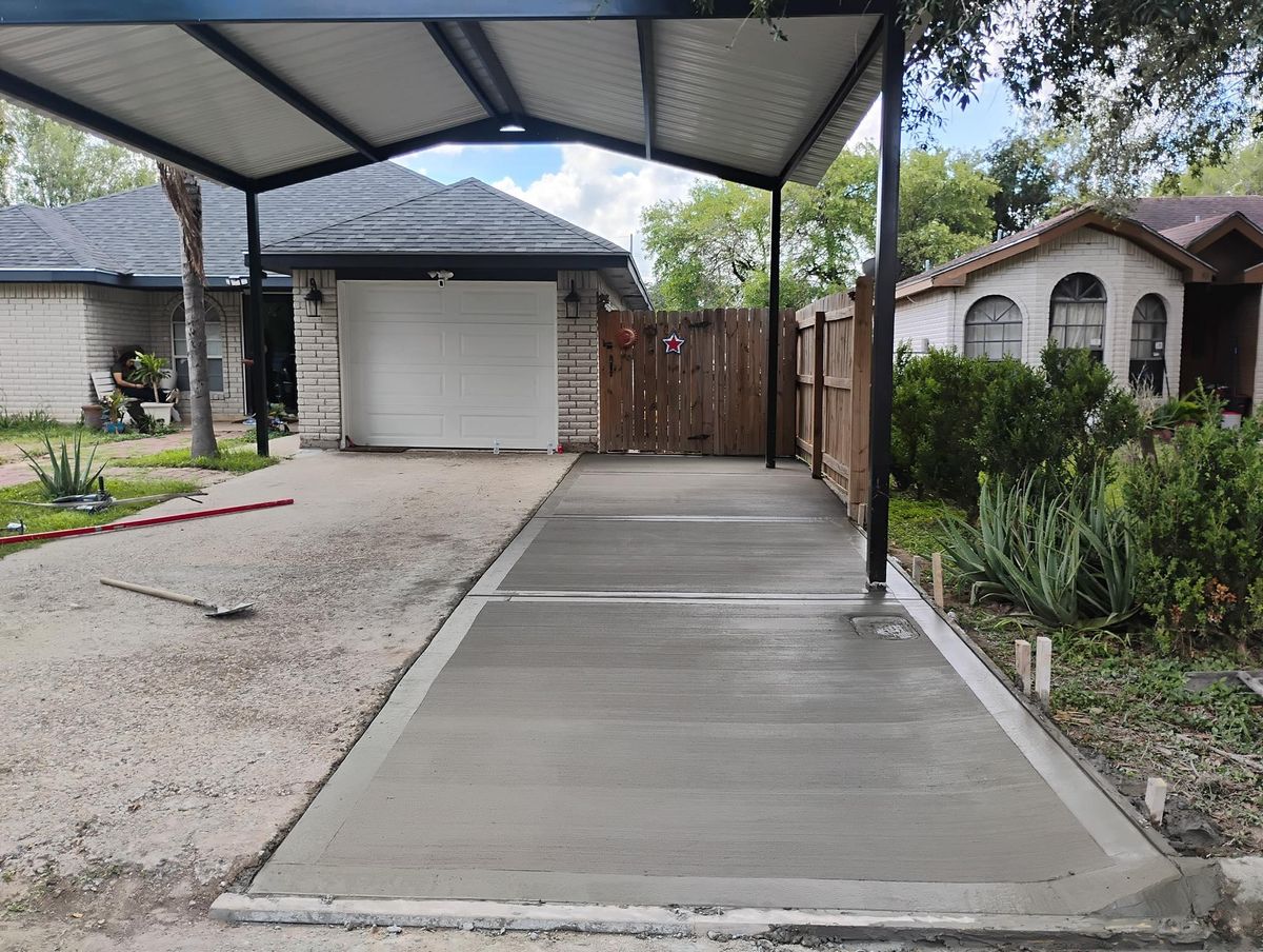 Concrete for Superior Painting and Metal Solutions in Edinburg, TX