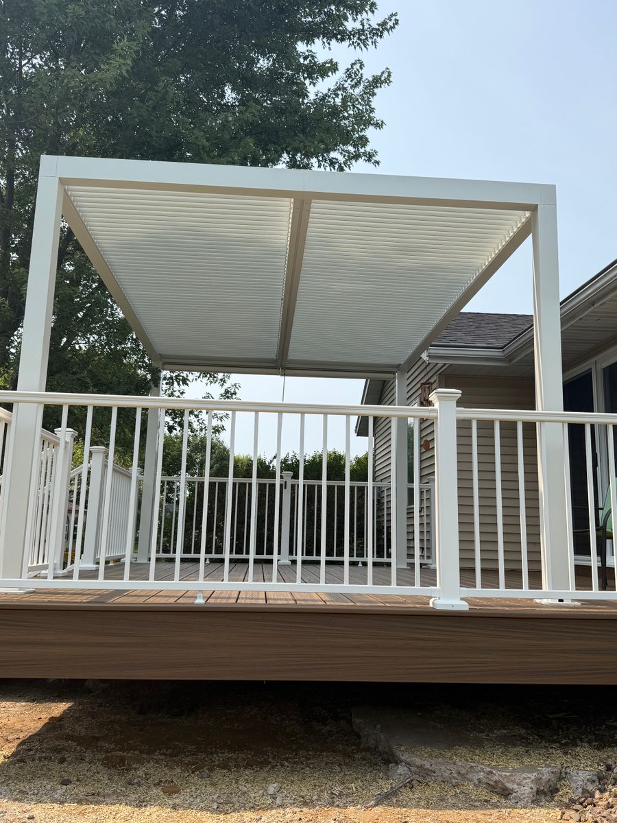 Composite Decking for RBM Construction Inc. in Eau Claire, WI