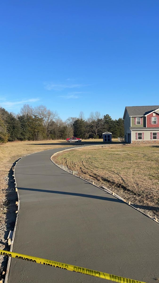 Sidewalk Installation for Palmetto Precision Concrete & More in Bethune, SC