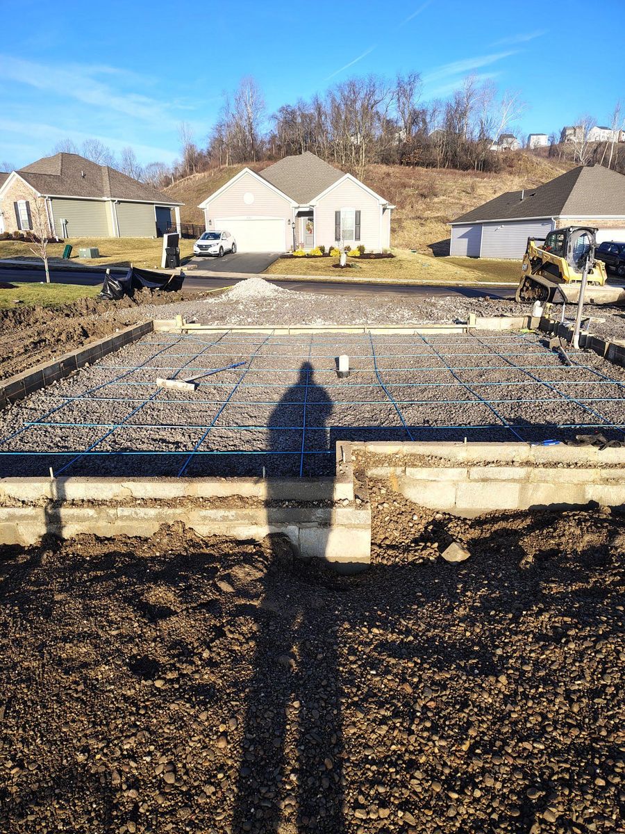 Excavating for Detwiler Landscaping & Concrete in Butler County, PA