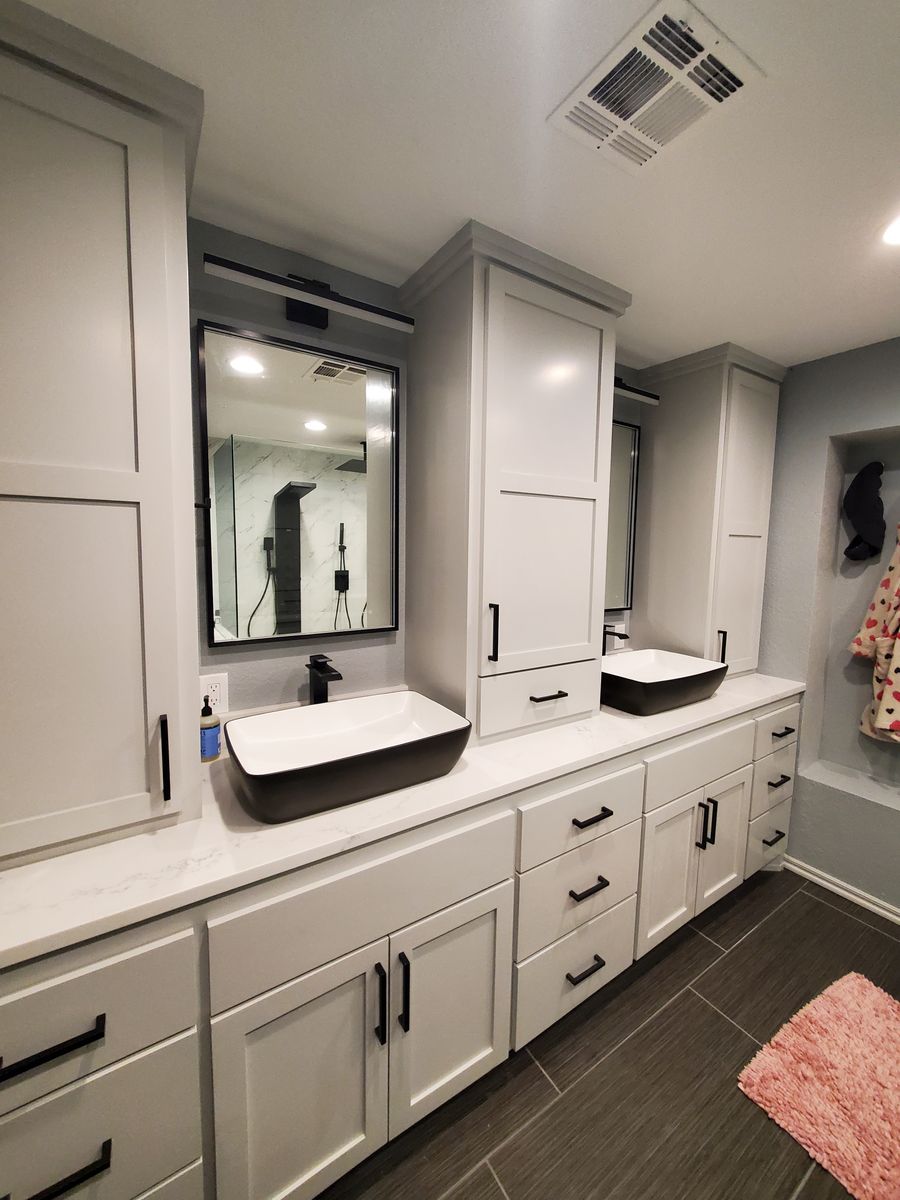 Kitchen and Bathroom Renovations for C&W Renovations in Oklahoma City, OK