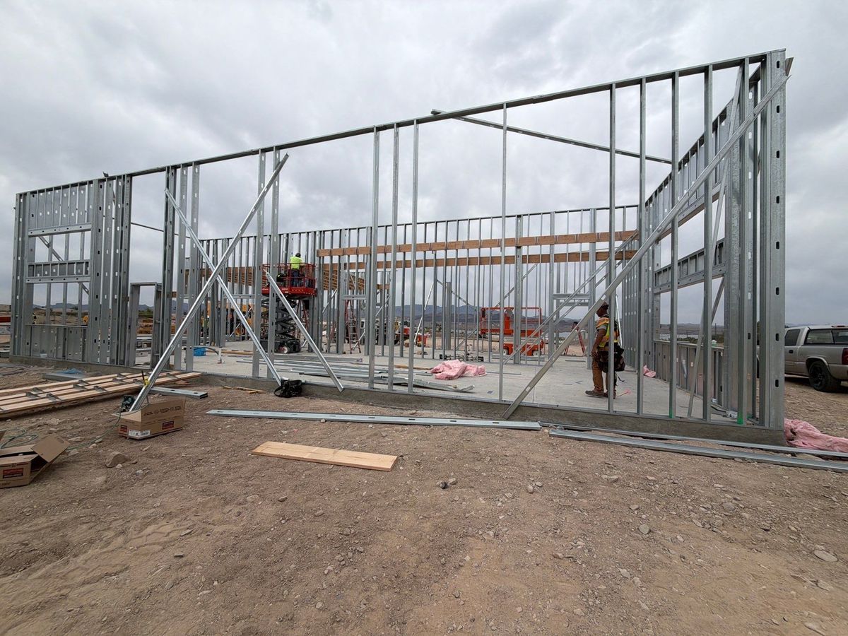 Framing for Ant Farm Construction in Kingman, AZ