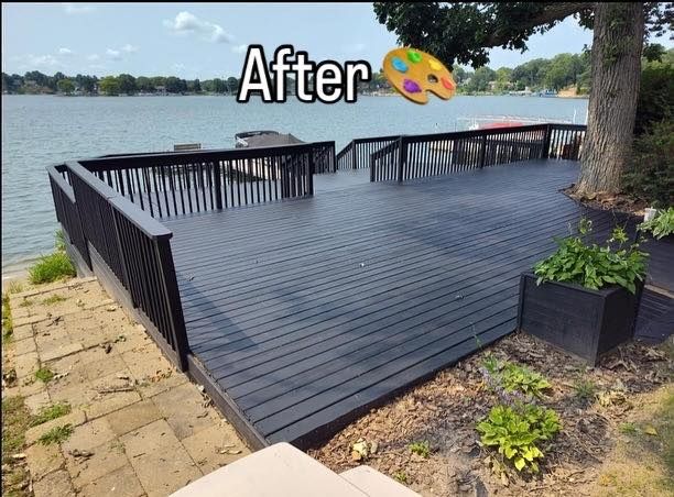 Deck Staining and Sealing for DB Pro Painting in Telford, TN