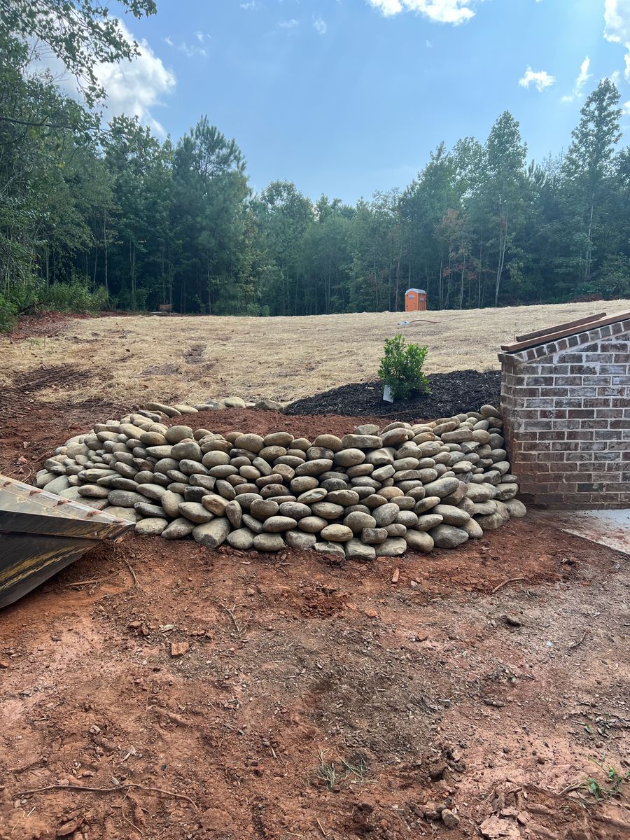 Natural Stone Hardscape for Southern Roots Services in Carrollton, GA