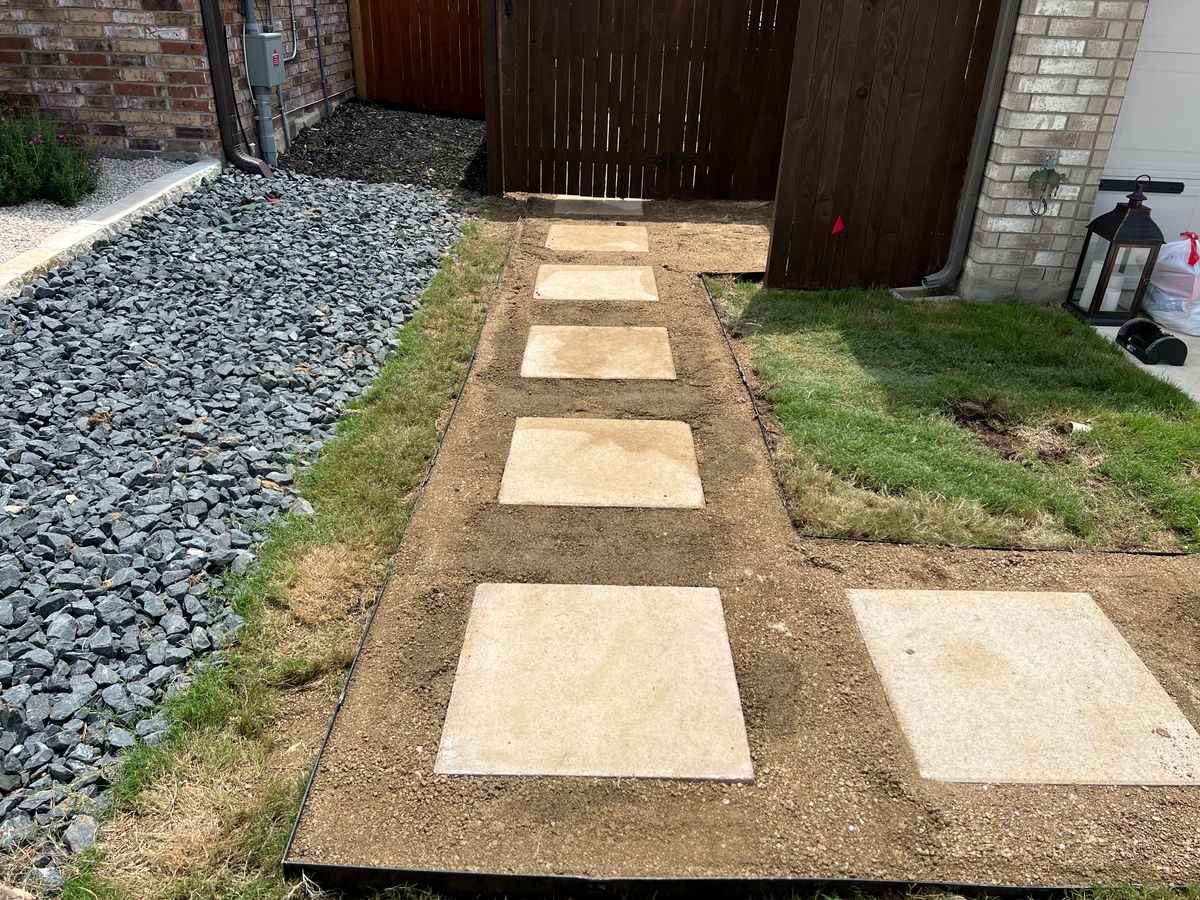 Patio Design & Construction for DR Landscape in San Antonio, TX