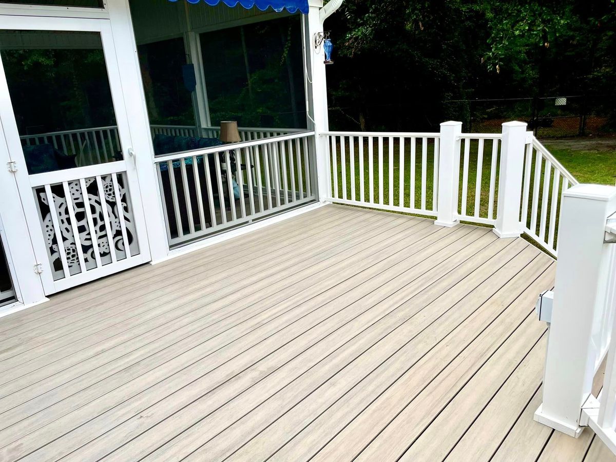 Deck & Patio Installation for South Banks Builders LLC in Newport, NC