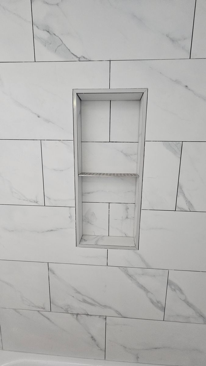 Custom Shower Tiling for Fulford Carpet and Tile in Holden Beach, NC