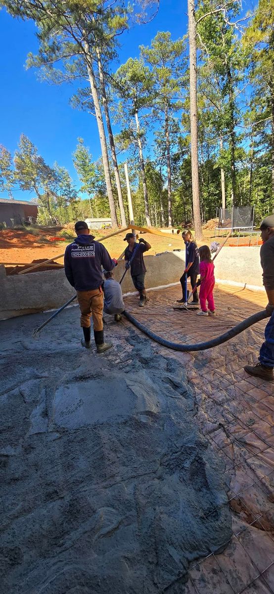 Concrete for Precision Enterprise Construction LLC in Loganville, GA