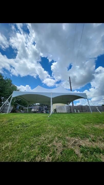 Residential Tent Rentals for S&B Magic Rentals, LLC in Houston, TX