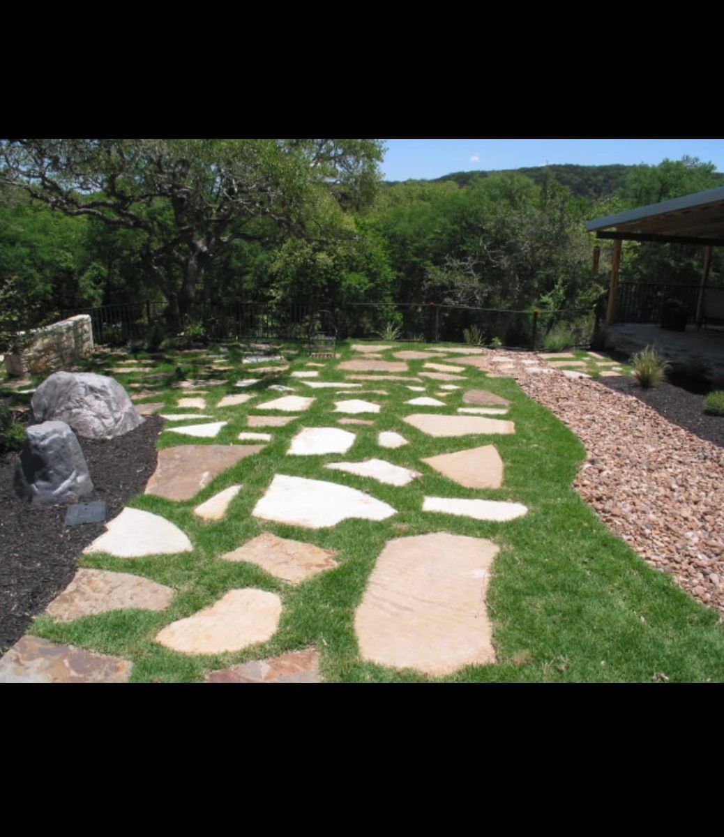 Patio Design & Construction for DR Landscape in San Antonio, TX