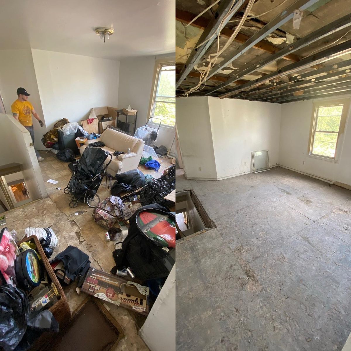 Junk Removal for Neisser Construction in Philadelphia, PA