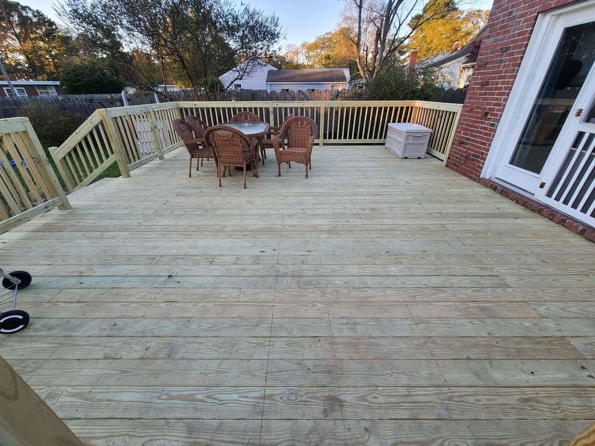 Deck & Patio Installation for Alpine Acquisitions in Virginia Beach, VA