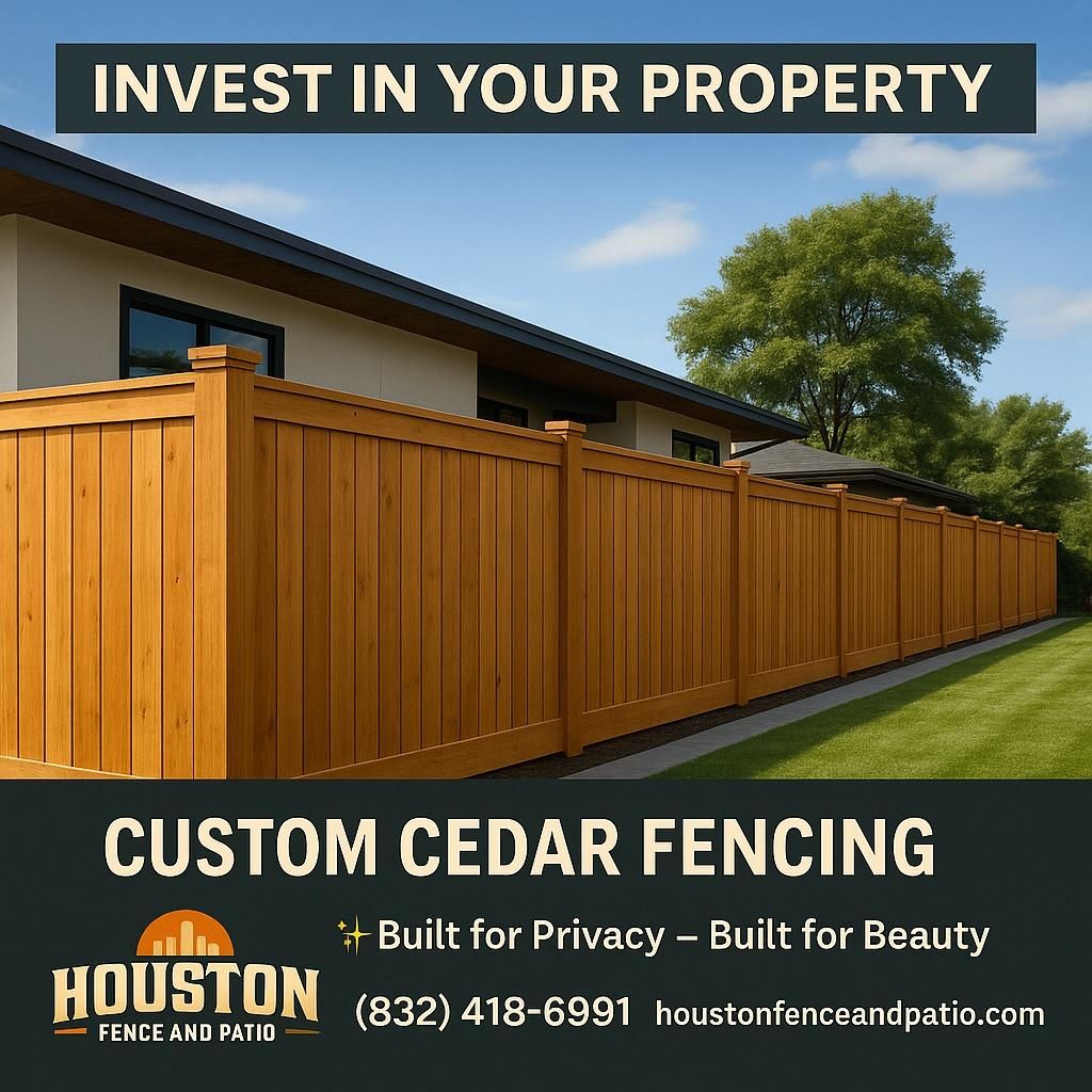 Custom Fencing for Houston Fence and Patio in Santa Fe, TX