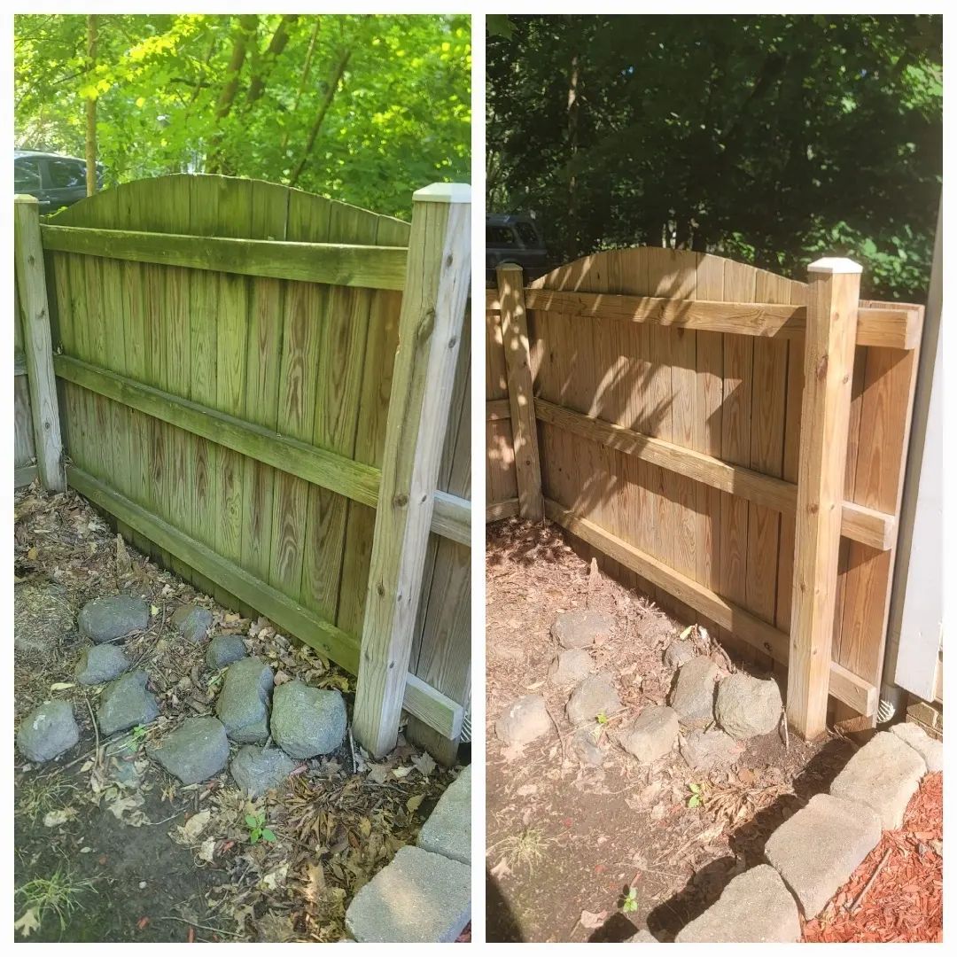 Fence Washing for Critts Pressure Washing in Bethesda, NC