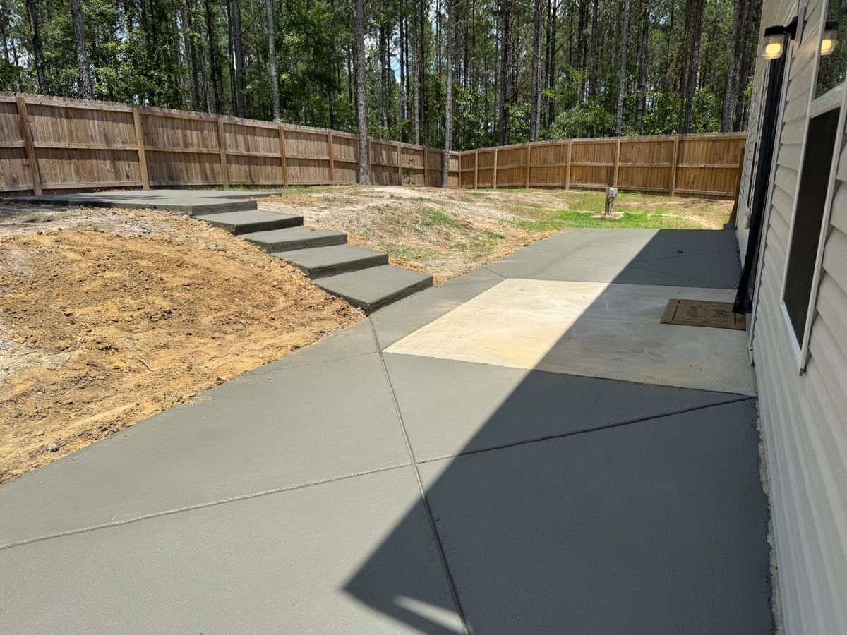 Stair Design & Installation for Jose's Concrete in Sanford, NC