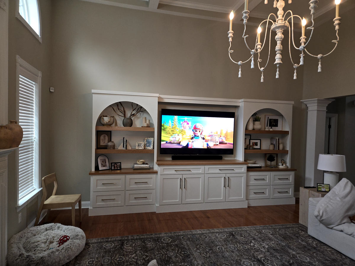 Entertainment Centers for Carolina Woodworks in Lyman, SC