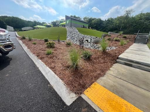 Natural Stone Hardscape for Real Deal Lawn Care in Franklin, TN