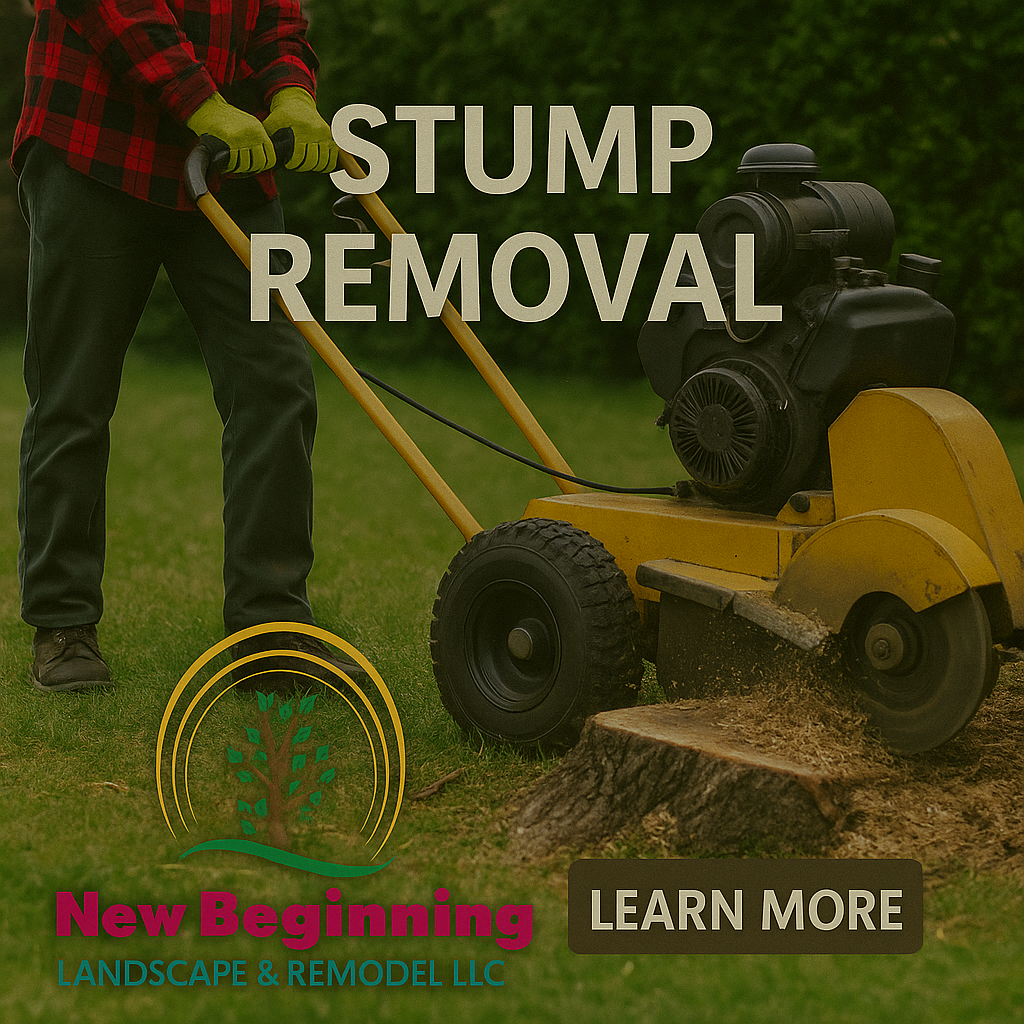 Stump Removal for New Beginning Landscape & Remodel LLC in Atlanta, GA