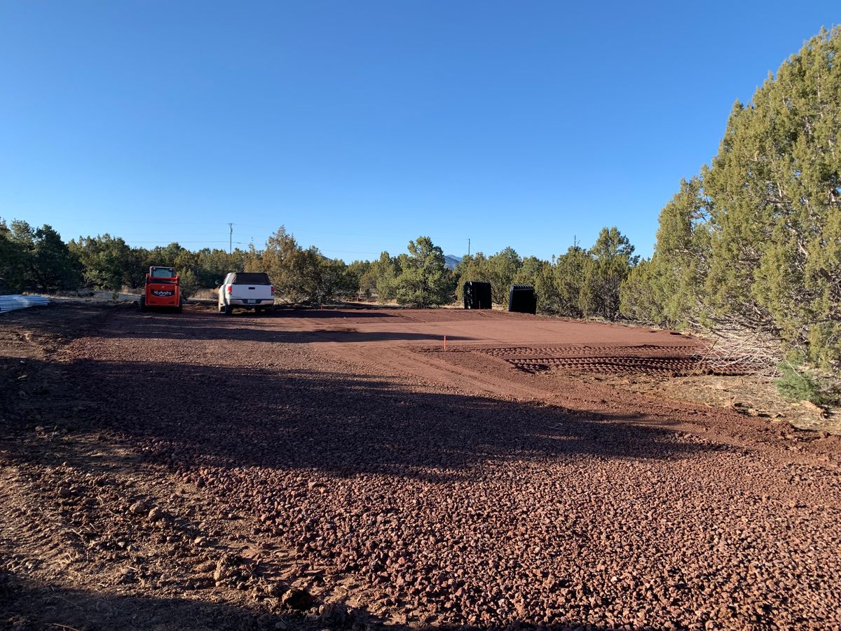 Site Preparation / House Pads for S&D Excavations in Ash Fork, AZ