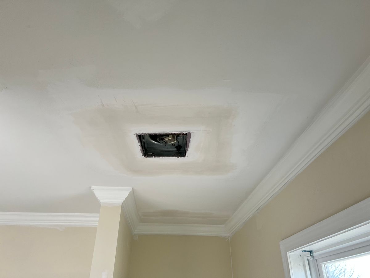 Sheetrock repairs for Susan's Painting in Greensboro, NC