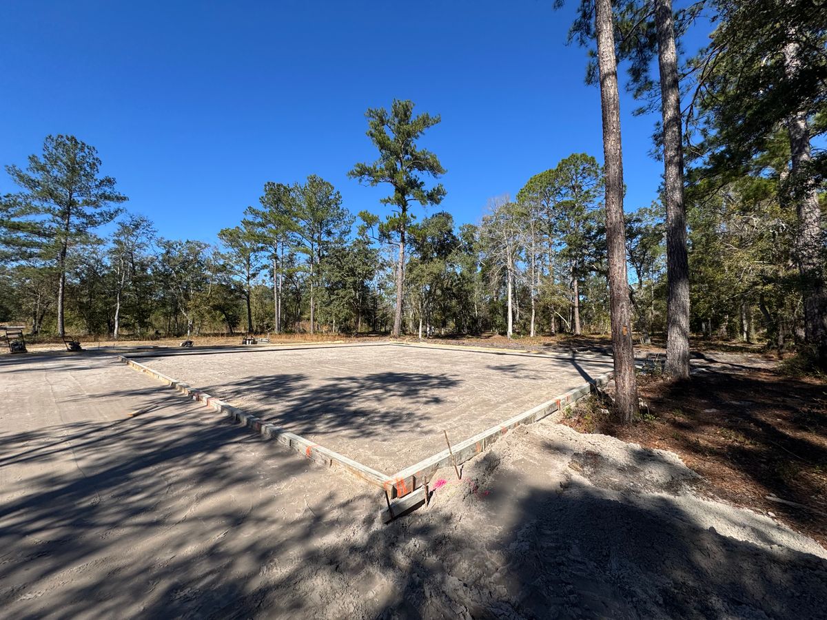 Concrete for Cameron Enterprises in Live Oak, FL