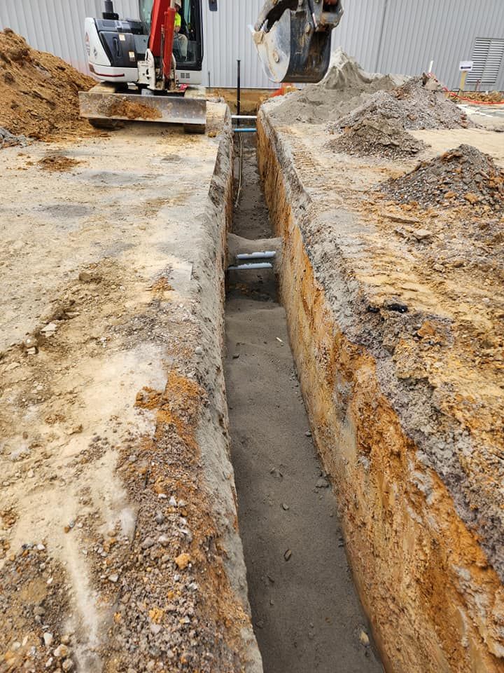 Foundation Digging for Swift Creek Construction in Chesterfield County, VA