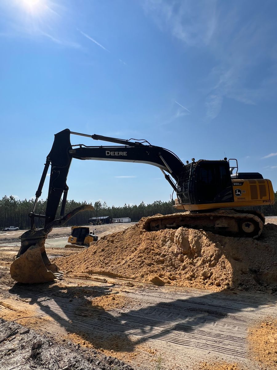Excavation for Bay Hill Development in Nahunta, GA