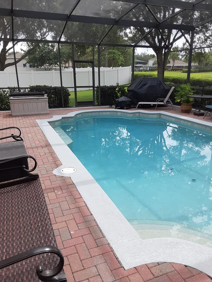 Pool Deck Painting for Bradley Bradshaw Painting in Christmas, FL