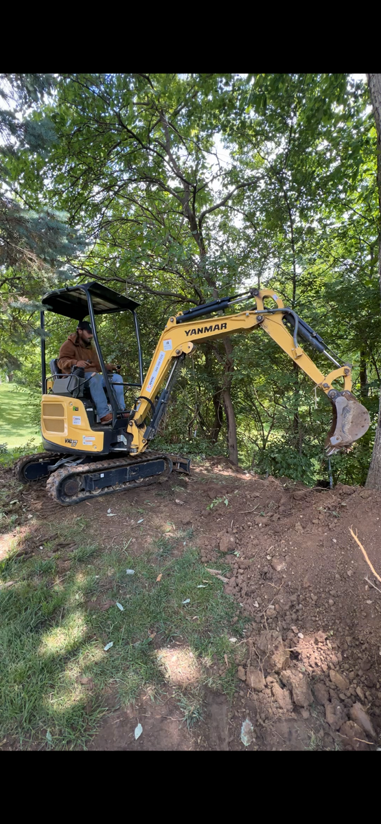 Excavation & land clearing for Woolf Outdoor Services in Mason, OH