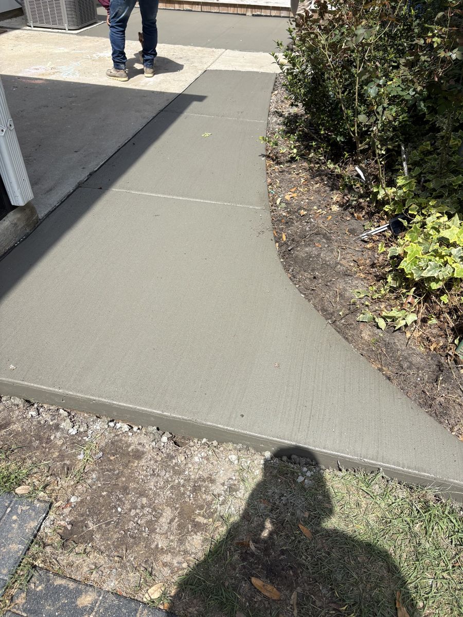Exterior Concrete for Low Tide Concrete in Charleston, SC