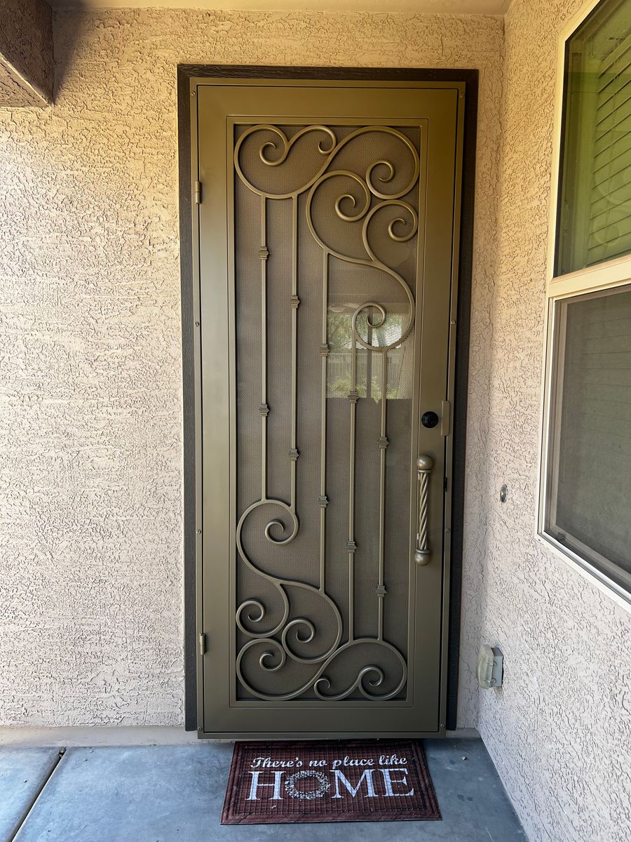 Ornamental Security Doors for Metal Art Deco in Glendale,  AZ