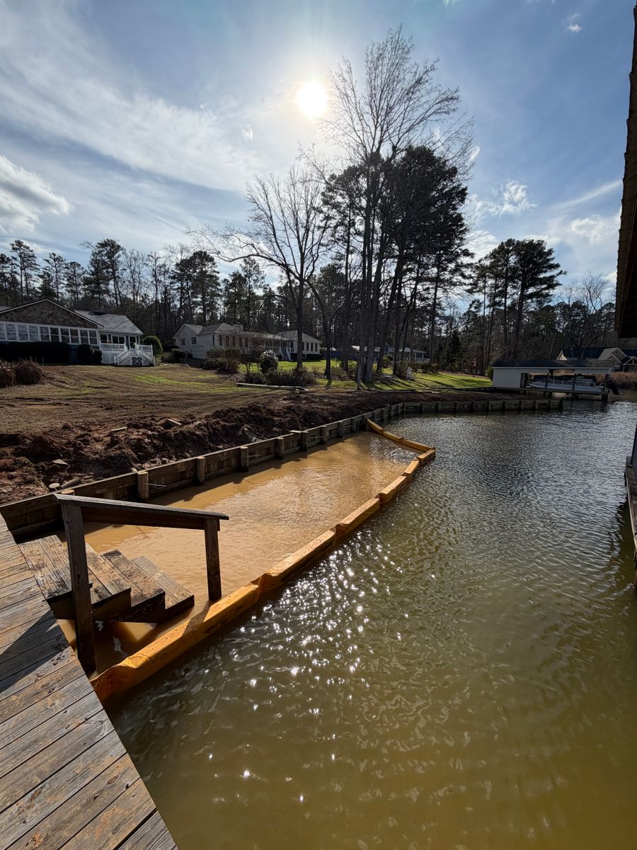 Retaining Wall Construction for Jameson’s Landscaping & Pressure Washing in Eatonton, GA