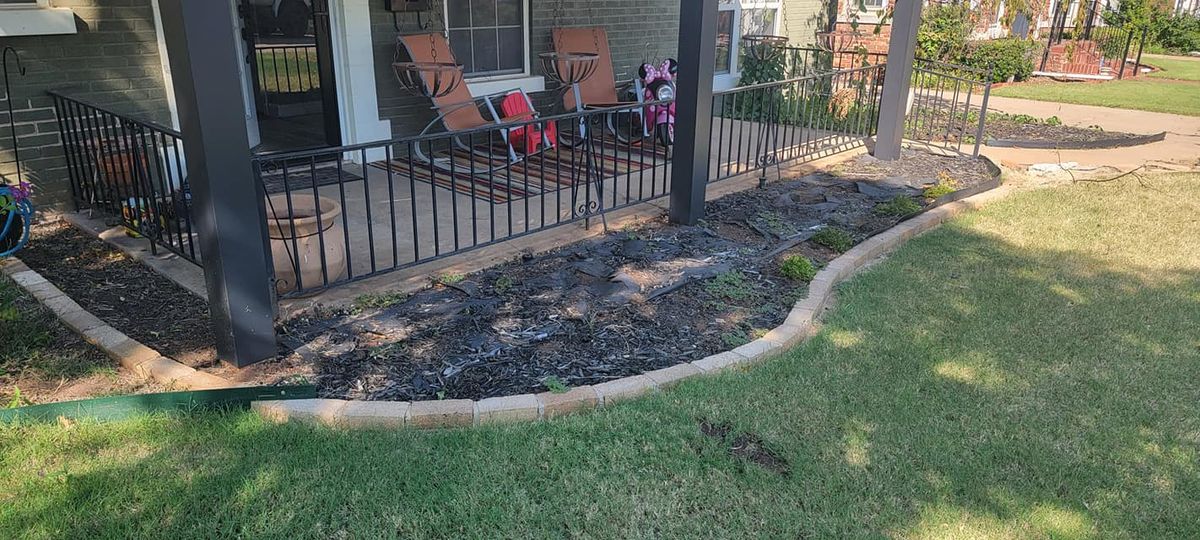 Patio Design & Construction for DeLoera Total Lawncare in Oklahoma City, Oklahoma