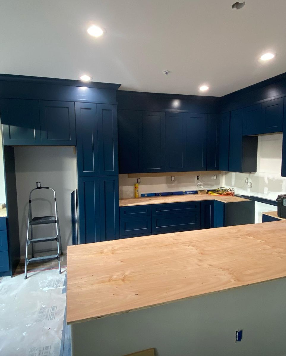 Cabinet Installation for Goetz & Co. Fine Cabinetry in Camden, TN