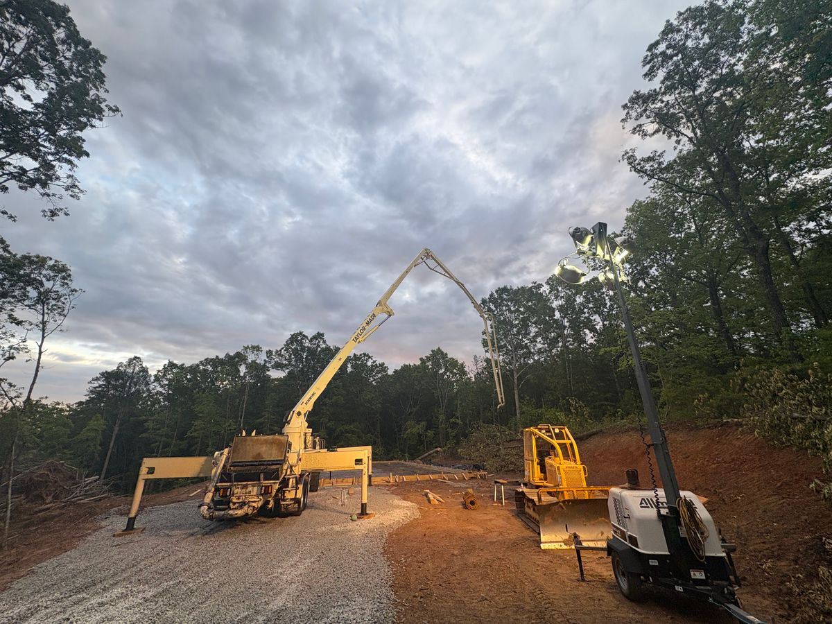 Concrete for Allred Construction in Heflin, AL