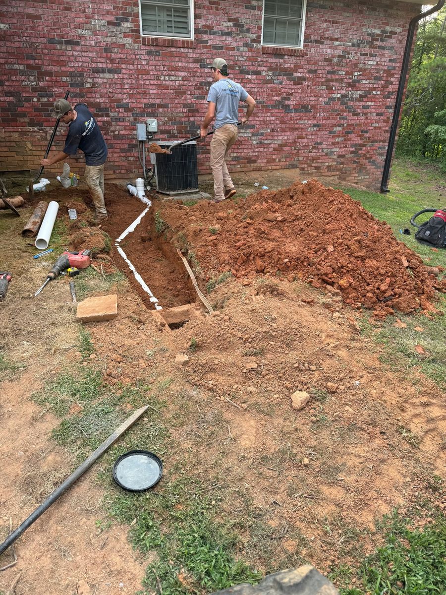 Septic Tank Installation for New Horizon Environmental Services in Dawsonville, GA