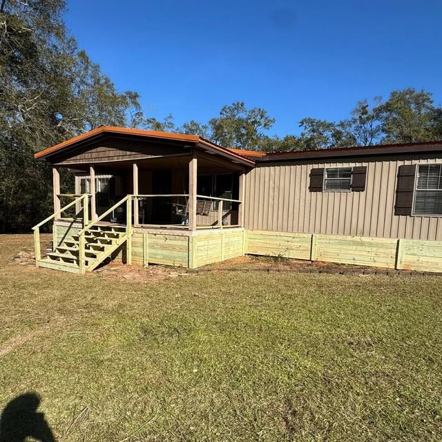 Deck and Patio Installation for Forrest Fencing in Pensacola, FL