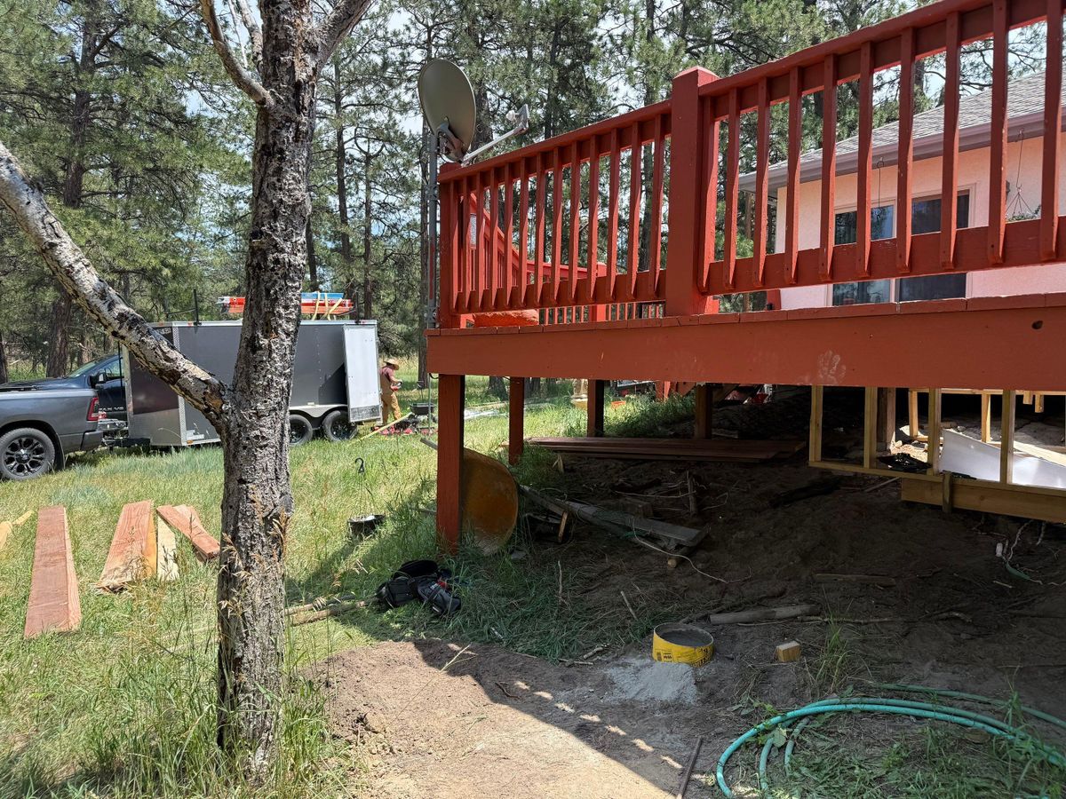 Deck & Patio Installation for Arnett Front Range Construction in Elizabeth, CO