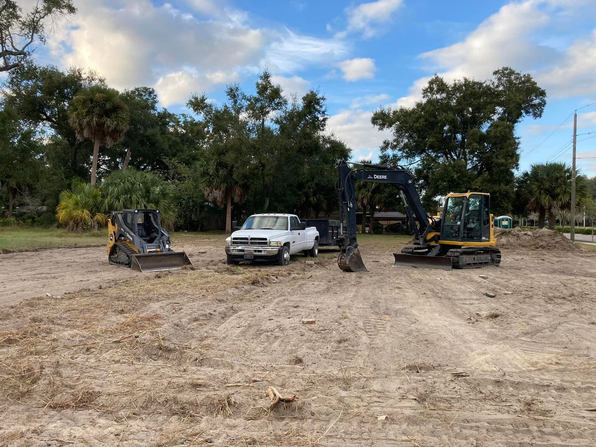 Site Preparation for Parker Land Services in Lakeland, FL